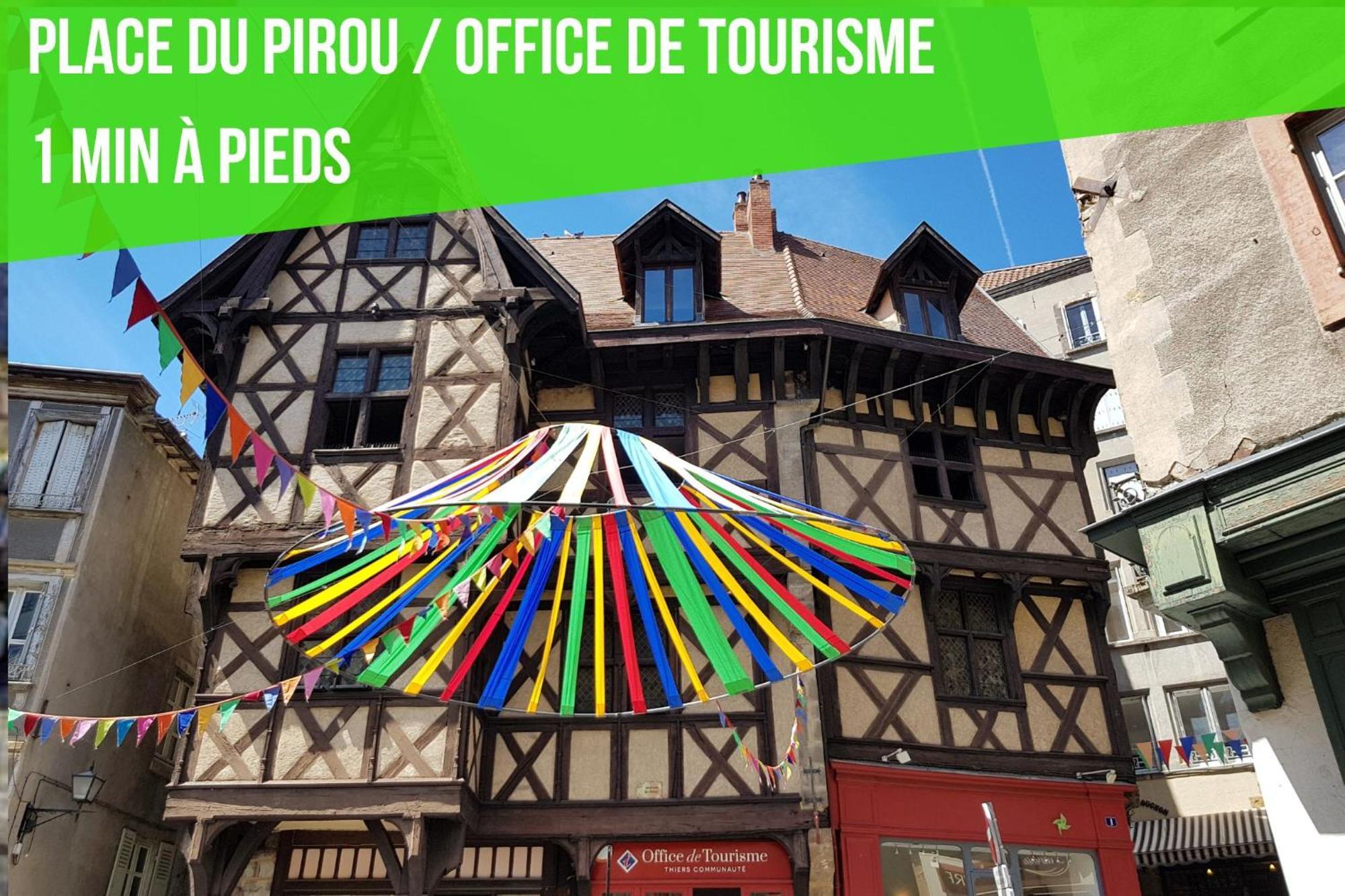 Le Petit Pirou # Cosy # Halte Auvergne Thiers Esterno foto